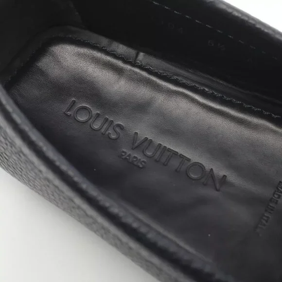 LOUIS VUITTON casual shoes leather Navy Used mens size - Picture 8 of 11